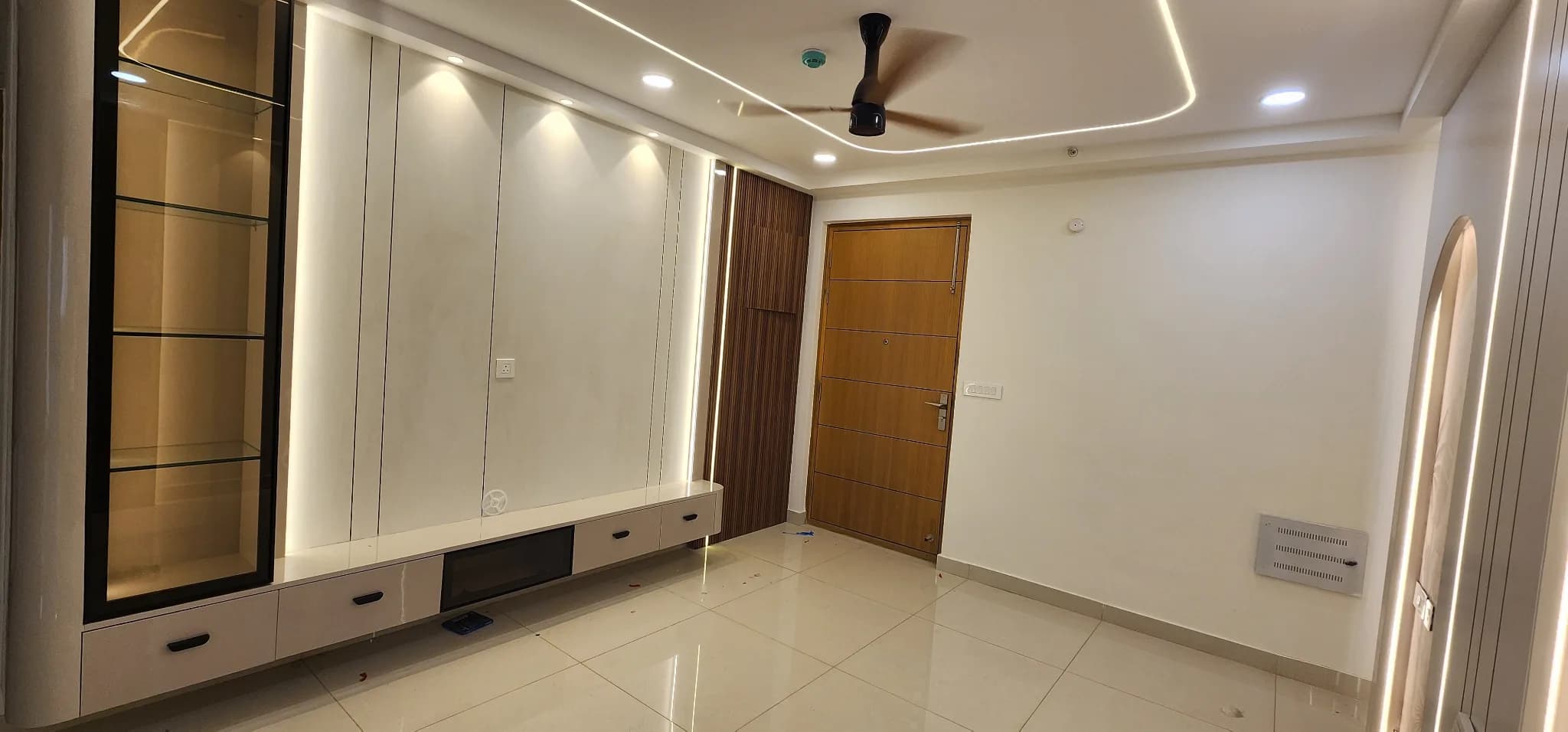 3BHK in ASBL SPECTRA - 3 Balconies - 37th Floor — Living room 2 of 14
