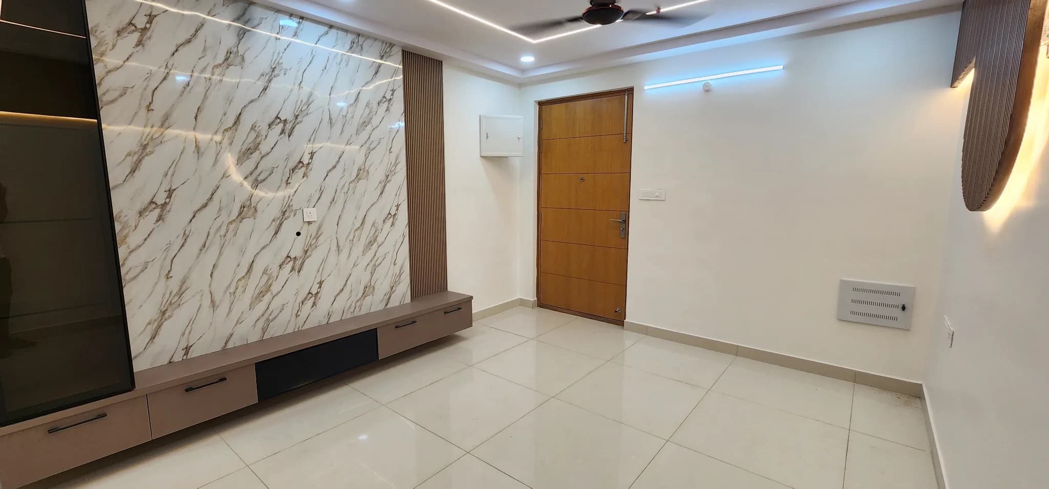 3BHK in ASBL SPECTRA - 3 Balconies - 26th Floor — Living room 2 of 13